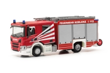 Herpa 098137 - H0 - Scania Crewcab CP28 LF Feuerwehr Koblenz